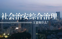 社會(huì)治安綜合治理主要做什么？